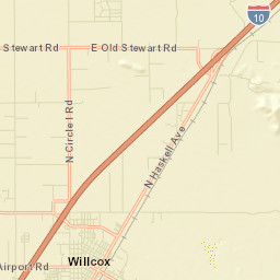 Willcox Arizona Street Map