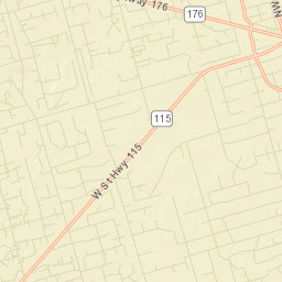 Andrews County Street Map