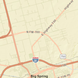 Big Spring Street Map