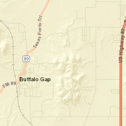1397 Bell Plains Road Buffalo Gap TX Street Map