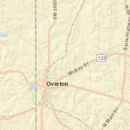 101-109 Jessie Thompson Road, Overton, TX Street Map