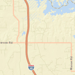 101-1201 Stonewall-Frierson Road, Frierson Street Map