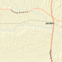 Jachin Alabama Street Map