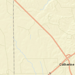 Catherine Alabama Street Map