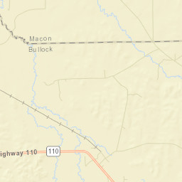Thompson Alabama Street Map
