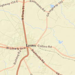 Lyons Street Map