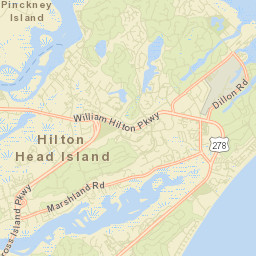 Hilton Head Island Street Map