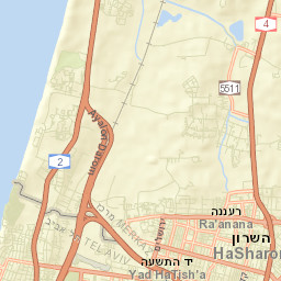 Kefar Shemaryahu Street Map