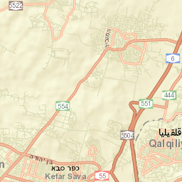 Tel Mond Street Map