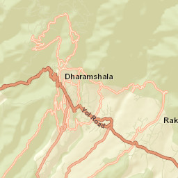 Dharamsala Street Map
