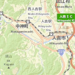 Hitoyoshi Street Map
