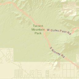 Old Tucson Arizona Street Map
