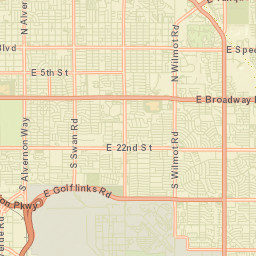 Polvo Arizona Street Map