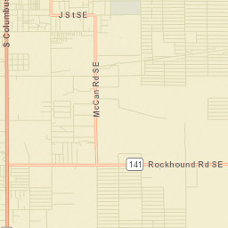 Luna County Street Map
