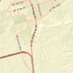 1201-1299 Sycamore Street, Big Spring, TX Street Map