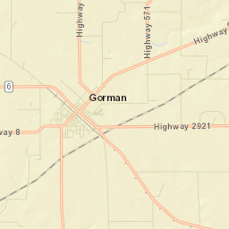 Gorman Street Map