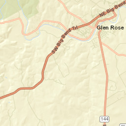 Somervell County Street Map