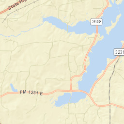 Farm to Market Road 1251 Henderson TX Street Map