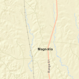 Magnolia Alabama Street Map