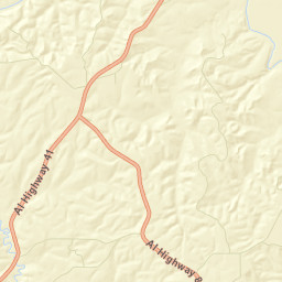 Elm Bluff Alabama Street Map