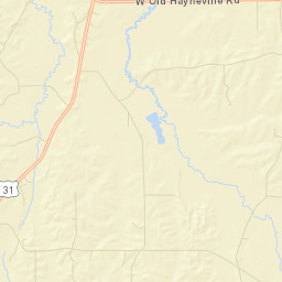 Pine Needles Alabama Street Map