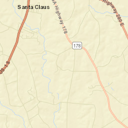 Toombs County Street Map
