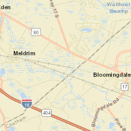 Bloomingdale Street Map
