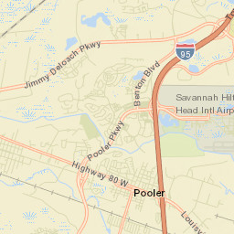 Pooler Street Map