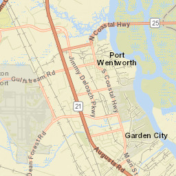 Dean Forest Rd, Savannah, GA 31408 Street Map