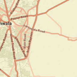 Gujranwala Street Map