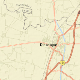 Dina Nagar Street Map