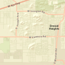 Drexel Heights Arizona Street Map