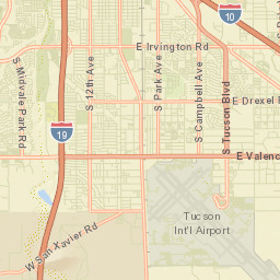 Emery Park Arizona Street Map