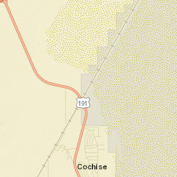 Cochise Arizona Street Map