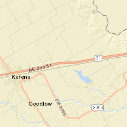Kerens Street Map