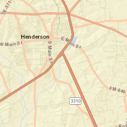 Rusk County Street Map