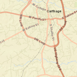 205 S Gaston St Carthage TX 75633 Street Map