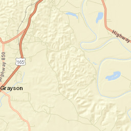 Banks Springs Street Map