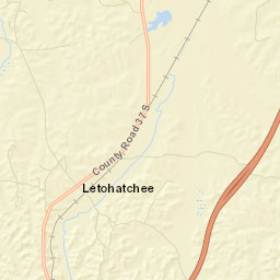 Calhoun Alabama Street Map