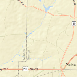 South Bond Street, Plains, GA 31780, USA Street Map