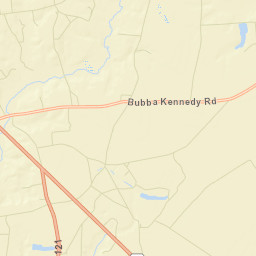 Tattnall County Street Map