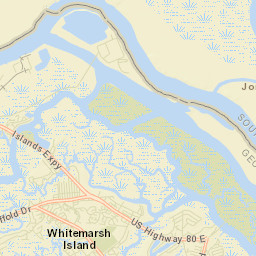 Whitemarsh Island Street Map