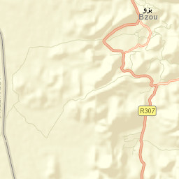 Bzou Street Map