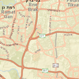 Or Yehuda Street Map