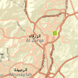 Zarqa Street Map