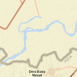 Dera Baba Nanak Street Map