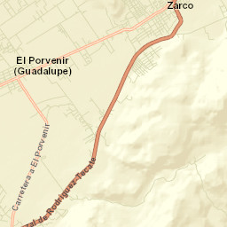 El Porvenir Street Map