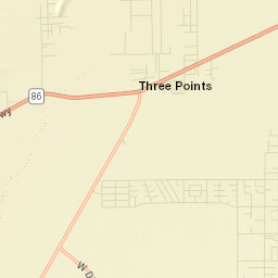 Robles Junction Arizona Street Map