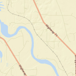 Red River Parish Street Map