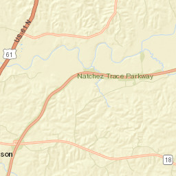 Claiborne County Street Map